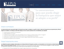 Tablet Screenshot of lepus.com.ar